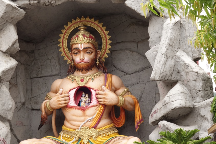 Hindouisme : Divinité– Hanuman-le-grand-heros
