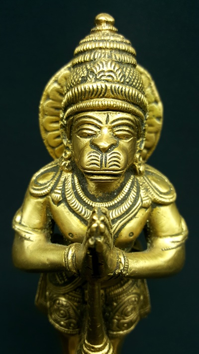 Hanuman-statue-pranam-ganeshartindia