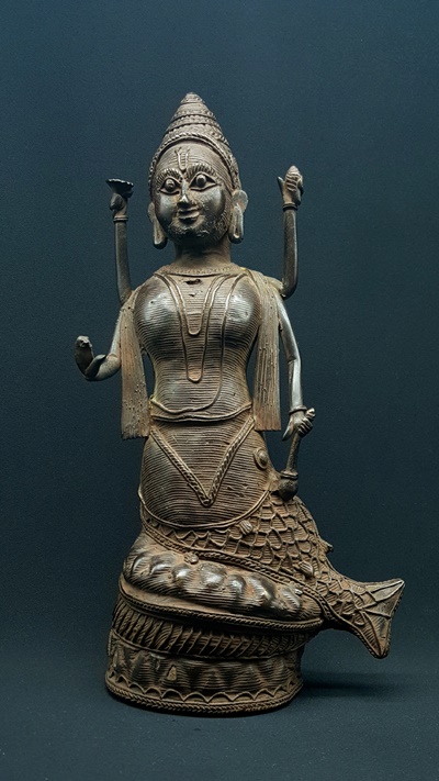 Statue Vishnu Matsya Dokhra