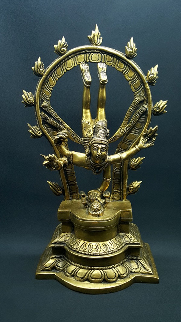 Ulta Nataraja Ganesh Art India 