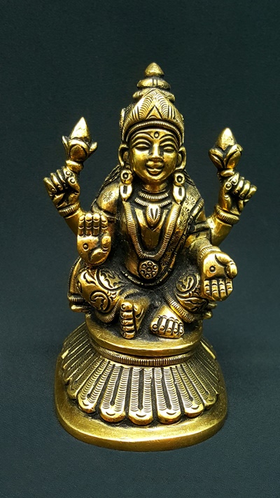Statue Laxmi  India Varada Mudra