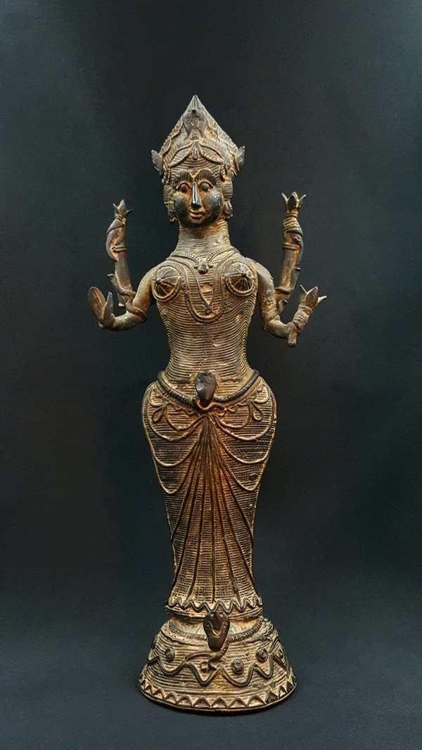 Lakshmi Odisha standing Ganesh Art India 