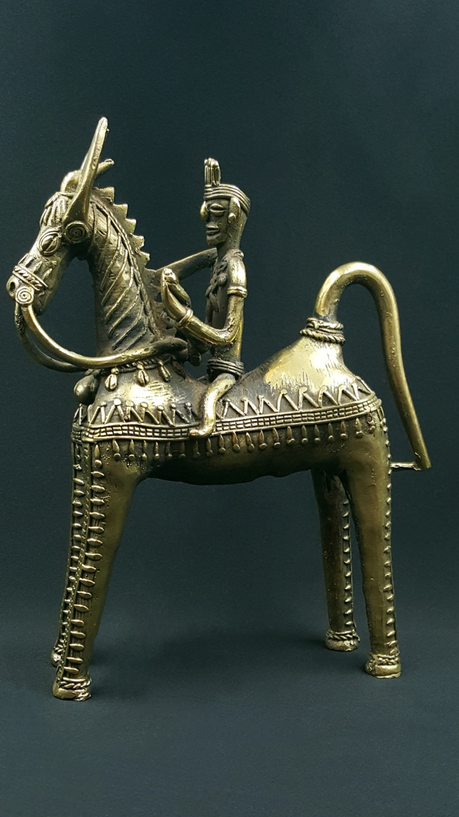 Bastar the splendid horseman statue