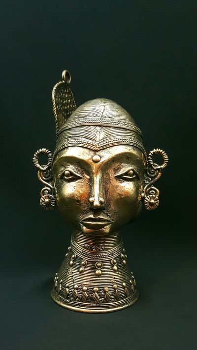 Statue Bastar Woman bust statue