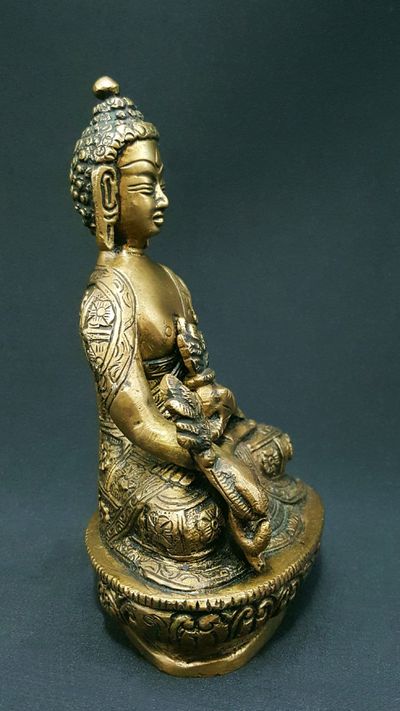 Buddha medecine lotus Statue 
