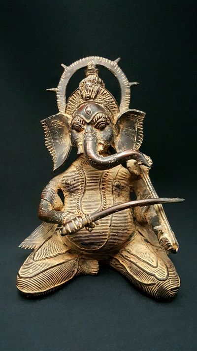 Bastar Ganesha Musician statue