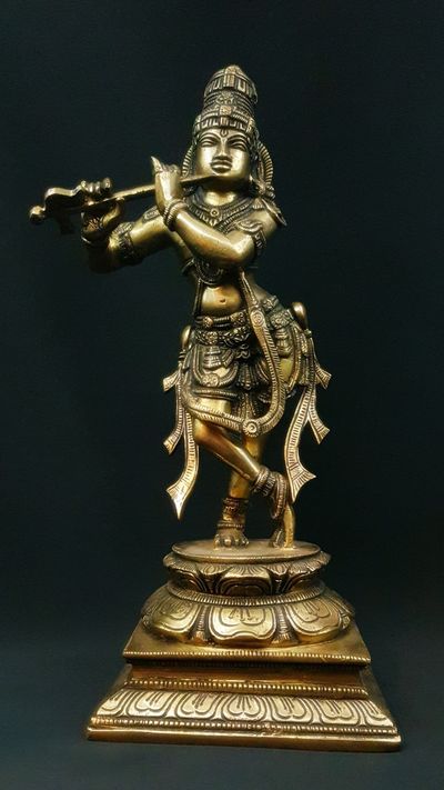 Statue Krishna Venugopala : le joueur de flûte