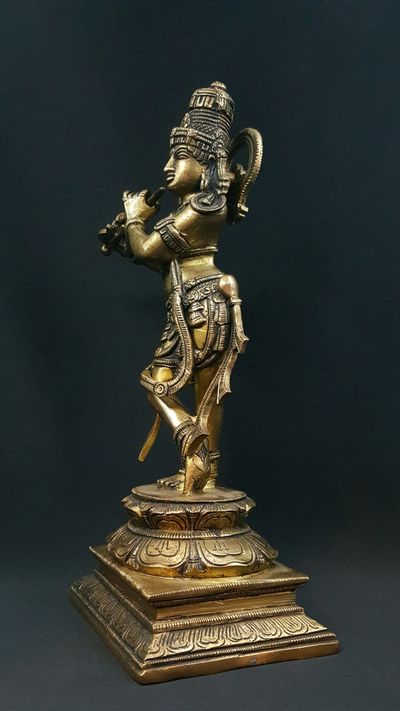 Statue Krishna Venugopala : le joueur de flûte