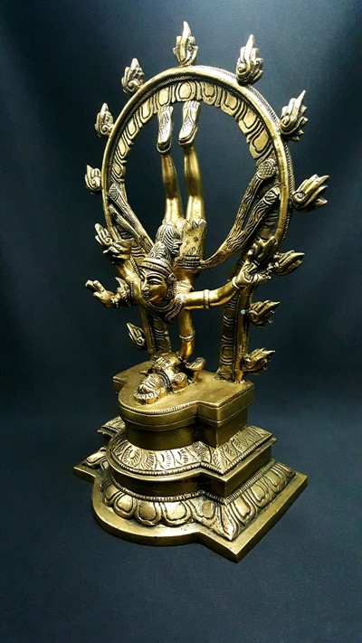 Shiva : Ulta Nataraja statue 